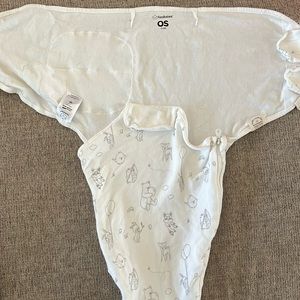 Keababies Soothe Swaddle Wrap OS (0-3M) White